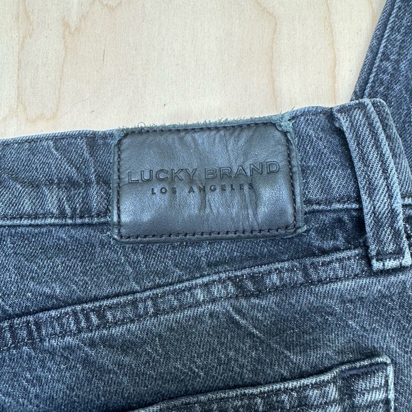 Lucky Brand Black Jeans with Sequins Stripe - Picture 3 of 4